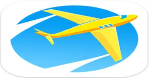 TravelBoast APK animated travel map showing route animation for Android