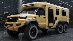 2026 Kia Camper Van exterior and interior design highlights