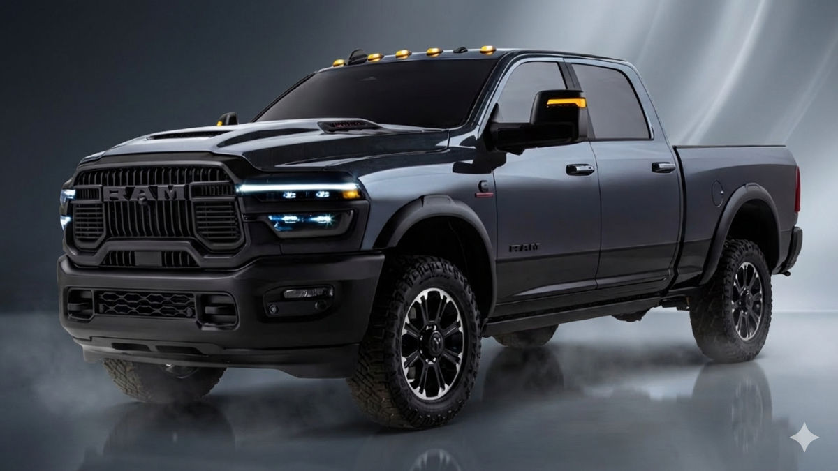 2026 Ram 3500 heavy-duty pickup truck exterior design