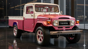 2026 Toyota Land Cruiser Pickup rugged truck exterior in off-road terrain