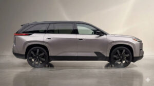 2027 Toyota Highlander electric SUV three-row family EV